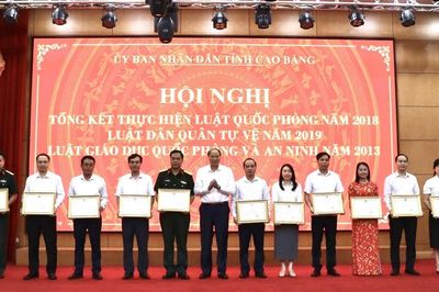 Tổng kết thực hiện Luật Quốc phòng, Luật Dân quân tự vệ và Luật Giáo dục quốc phòng và an ninh