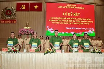 Công an TPHCM và các tỉnh, thành giáp ranh: Tăng cường liên kết vùng trong đảm bảo an ninh trật tự, an toàn giao thông