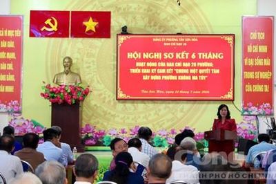 Phường Tân Sơn Hòa phát động chương trình 'Chung một quyết tâm xây dựng phường không ma túy'