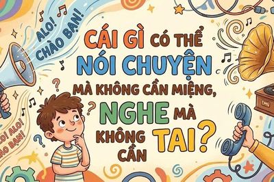 Giải đáp câu đố: Cái gì có thể nói chuyện mà không cần miệng, nghe không cần tai?