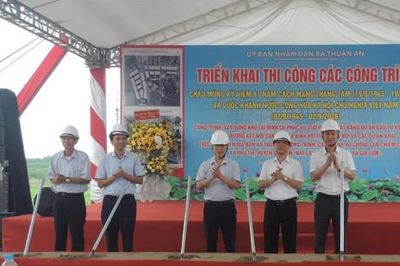 Xã Thuận An triển khai hai dự án hạ tầng trọng điểm