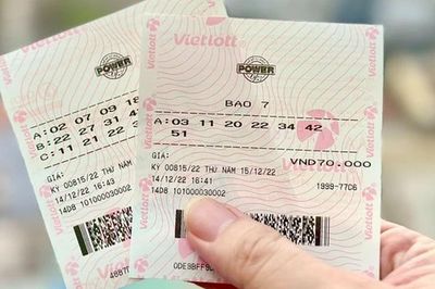 Hôm nay (23/7) đã có một người trúng xổ số Vietlott