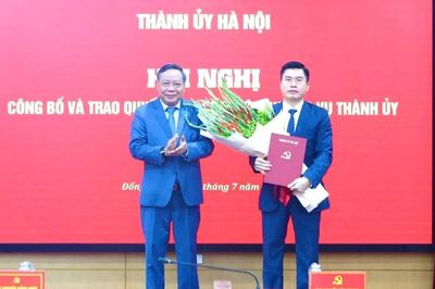 Ông Lê Tuấn Định giữ chức Bí thư Đảng ủy phường Đống Đa