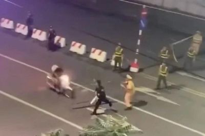 Tuyên án 2 đối tượng 'thông chốt' và đâm xe vào cảnh sát cơ động