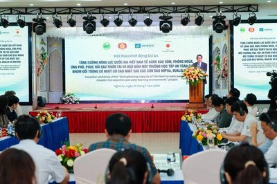 Nghệ An triển khai Dự án cảnh báo sớm thiên tai và hỗ trợ bảo đảm an toàn trường học