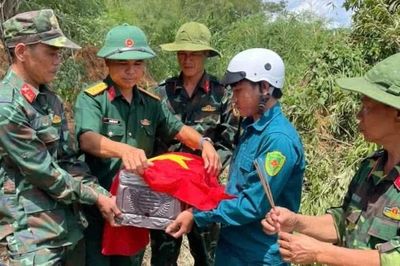 Đội K51 Bộ Chỉ huy quân sự tỉnh Đắk Lắk quy tập được thêm 1 hài cốt liệt sĩ
