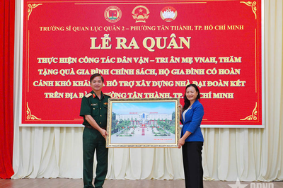 Trường Sĩ quan Lục quân 2 gắn bó nghĩa tình với nhân dân
