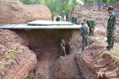 Công viên Lê Thị Riêng: Phát hiện thêm 4 bộ hài cốt liệt sĩ tại vị trí đào tìm mới