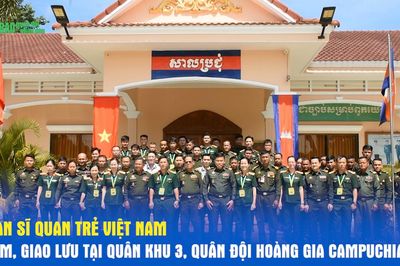 Đoàn sĩ quan trẻ Việt Nam thăm, giao lưu tại Quân khu 3, Quân đội Hoàng gia Campuchia