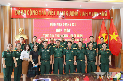 Bệnh viện Quân y 121: Nhiều hoạt động tri ân nhân kỷ niệm 79 năm Ngày Thương binh - Liệt sĩ