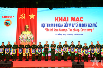 Quân khu 5 đánh giá toàn diện chất lượng đội ngũ cán bộ đoàn và tuyên truyền viên trẻ
