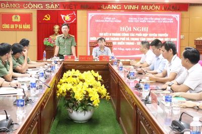 Công an TP Đà Nẵng - VTV8 phối hợp nâng cao hiệu quả tuyên truyền về an ninh, trật tự