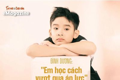 Diễn viên nhí Đình Dương: 'Em học cách vượt qua áp lực'