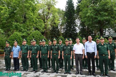 Bộ Tư lệnh Bộ đội Biên phòng dâng hương tri ân các anh hùng liệt sĩ nhân kỷ niệm 79 năm Ngày Thương binh - Liệt sĩ