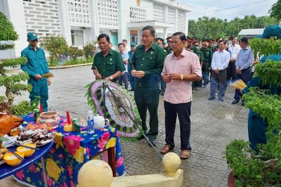 Tấm lòng tri ân đồng đội nơi đất mũi Cà Mau