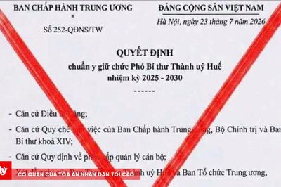 Cảnh báo văn bản giả mạo về công tác cán bộ lan truyền trên mạng