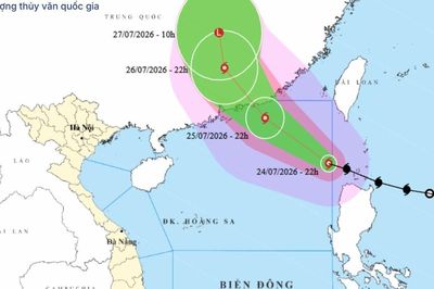 Bão số 2 Noul chính thức hình thành, tăng cấp nhanh trên Biển Đông