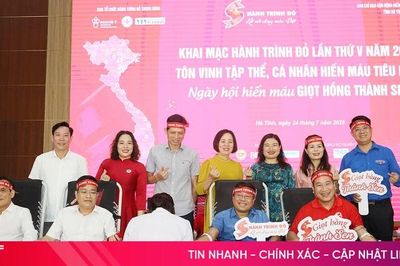 Hành trình Đỏ lần thứ V tại Hà Tĩnh: Kết nối yêu thương, sẻ chia sự sống