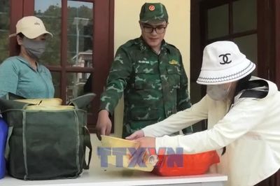 Biên phòng Lào Cai liên tiếp bắt 2 vụ đưa tôm hùm đất cấm vào Việt Nam
