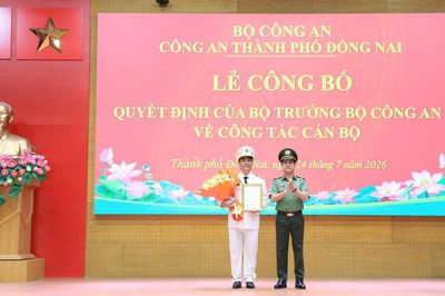 Đại tá Trần Trọng Thủy giữ chức Phó Giám đốc Công an Tp.Đồng Nai