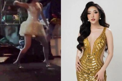 Á hậu Mỹ Duyên xin lỗi sau clip ném gạch vào nhà dân
