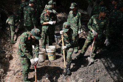 Đã quy tập được 101 bộ hài cốt liệt sĩ tại Công viên Lê Thị Riêng
