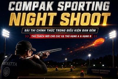 Lần đầu tiên bắn súng đĩa bay ban đêm xuất hiện tại Việt Nam