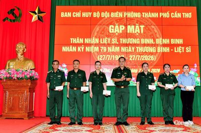 BĐBP TP Cần Thơ gặp mặt thân nhân liệt sĩ, thương binh, bệnh binh
