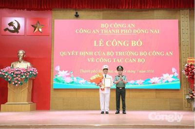 TP Đồng Nai có tân Phó Giám đốc Công an