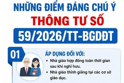 [Infographic] Quy định mới về nhà giáo hợp đồng sau nghỉ hưu và nhà giáo thỉnh giảng