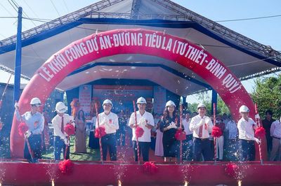 Xã Thăng Bình khởi công Dự án đường Tiểu La