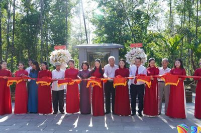 Khánh thành bia di tích Chi bộ Thạnh Bình