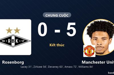 Manchester United thắng đậm Rosenborg tại Lerkendal Stadion