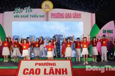 Phường Cao Lãnh: Nhiều tiết mục đặc sắc tại Hội thi Văn nghệ thiếu nhi