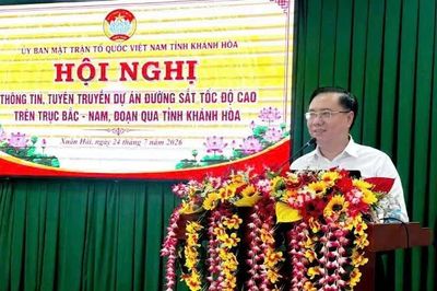 Hội nghị thông tin, tuyên truyền Dự án Đường sắt tốc độ cao trên trục Bắc - Nam đoạn qua tỉnh Khánh Hòa