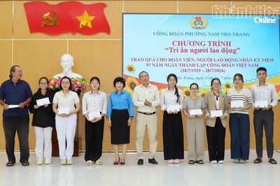Công đoàn phường Nam Nha Trang sơ kết hoạt động 6 tháng đầu năm