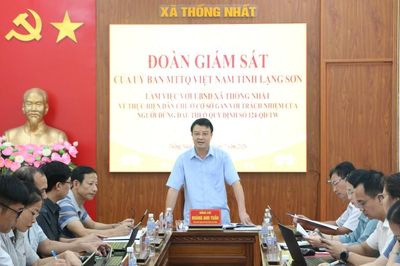 Giám sát việc thực hiện dân chủ ở cơ sở gắn với trách nhiệm người đứng đầu tại xã Thống Nhất