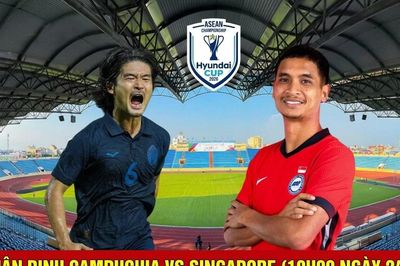 Nhận định Campuchia vs Singapore (19h00 ngày 24/7): Khai màn nảy lửa bảng A - AFF Cup 2026