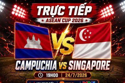 Campuchia 0-0 Singapore (Hiệp 1): Đã có đội hình ra sân