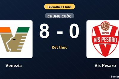 Thống kê trận đấu Venezia 8-0 Vis Pesaro: Venezia thắng đậm thuyết phục