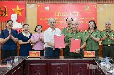 Ký kết Chương trình phối hợp giữa Hội Luật gia tỉnh và Hội Cựu Công an nhân dân tỉnh