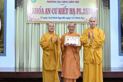 Hội thi diễn giảng dành cho hành giả an cư tại trường hạ chùa Liên Trì (P.Vũng Tàu, TP.HCM)