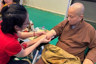 Tuyên Quang: Chư Tăng Ni hành giả an cư trên địa bàn tỉnh tham gia hiến máu nhân đạo