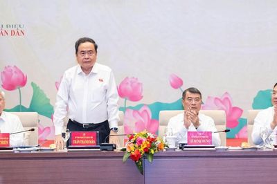 Chủ tịch Quốc hội Trần Thanh Mẫn và Thủ tướng Lê Minh Hưng chủ trì hội nghị về Kỳ họp không thường lệ thứ Nhất, Quốc hội khóa XVI
