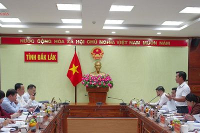 Đoàn công tác của Ủy ban Khoa học, Công nghệ và Môi trường Quốc hội làm việc tại tỉnh Đắk Lắk