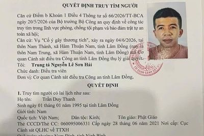Truy tìm người đàn ông liên quan vụ cố ý gây thương tích