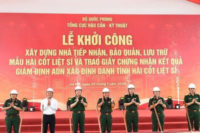 Khởi công Trung tâm lưu trữ mẫu ADN Liệt sĩ