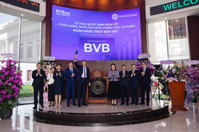 BVBank chính thức niêm yết cổ phiếu BVB trên sàn HoSE, mở ra chu kỳ tăng trưởng mới