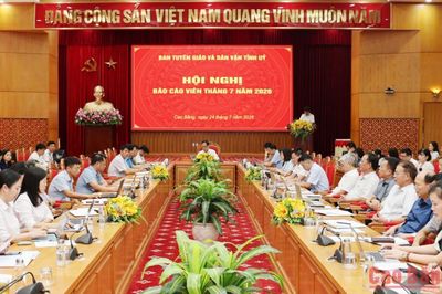 Hội nghị Báo cáo viên tháng 7/2026
