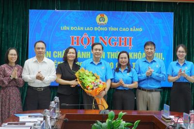 Đồng chí Hà Ngọc Tú trúng cử Chủ tịch Liên đoàn Lao động tỉnh